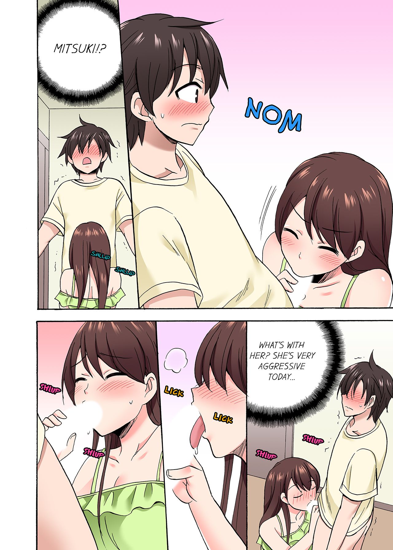 You Said Just the Tip… I Asked My Brother’s Girlfriend to Have Sex With Me Without a Condom!! Chapter 64 - Page 6